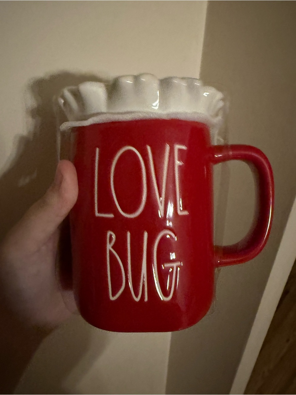 Rae Dunn love bug mug